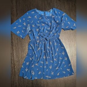Blue Floral Dress